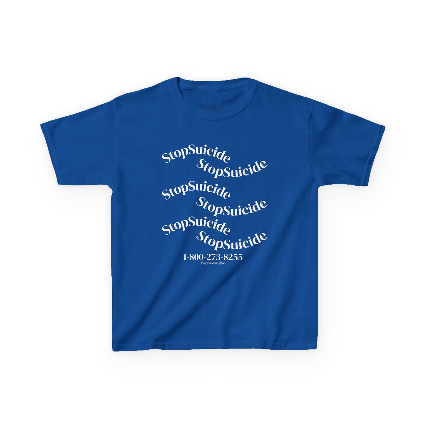 Kids Awareness T-Shirt - Stop Suicide & Hope