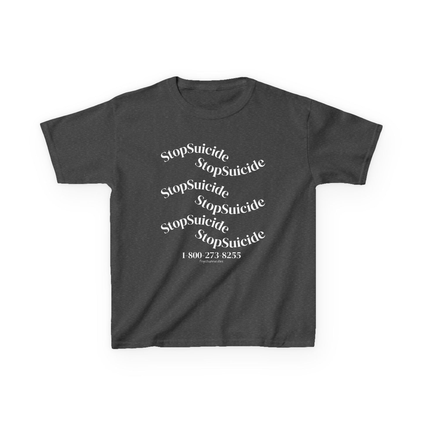 Kids Awareness T-Shirt - Stop Suicide & Hope