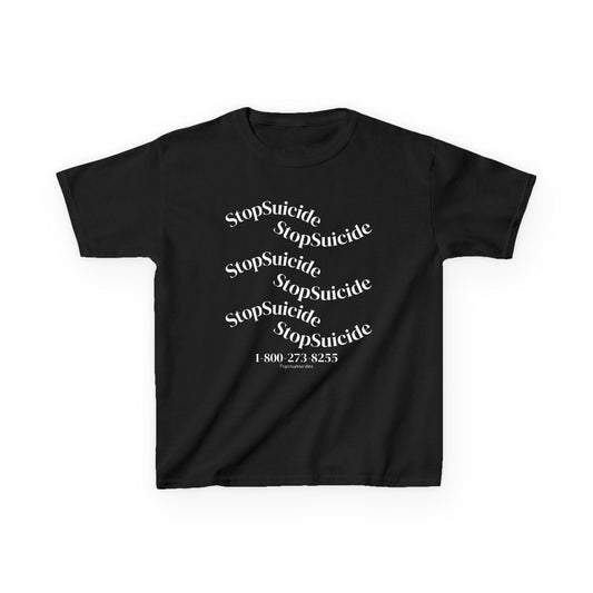 Kids Awareness T-Shirt - Stop Suicide & Hope