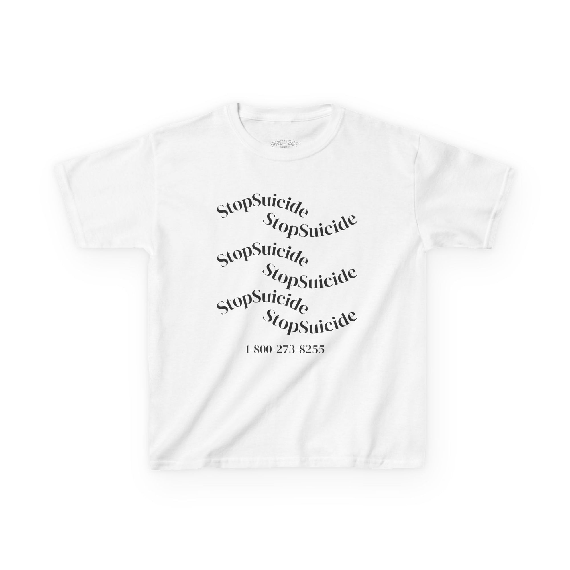 Kids Awareness T-Shirt - Stop Suicide & Hope, Encouraging, Mental Health, Support, Gift for Teens