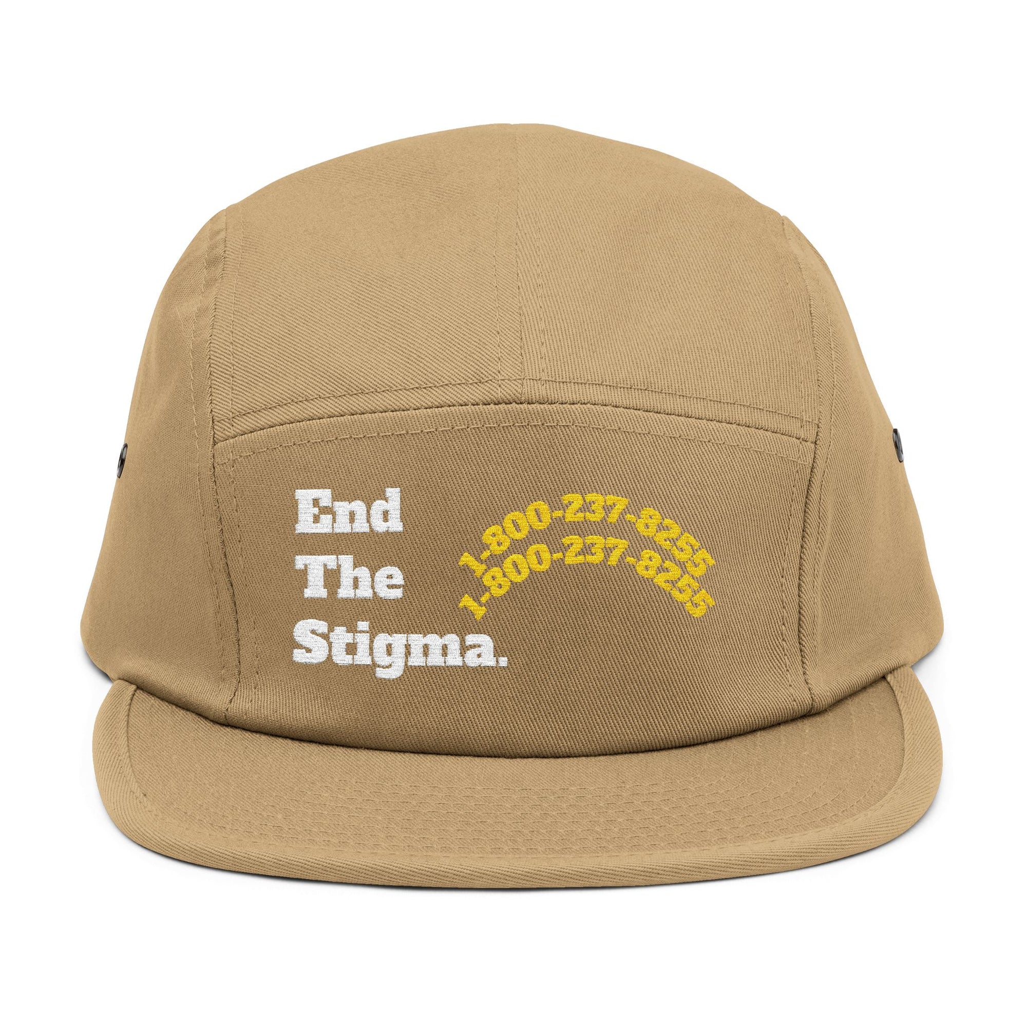Embroidered 5 Panel Cap - End The Stigma