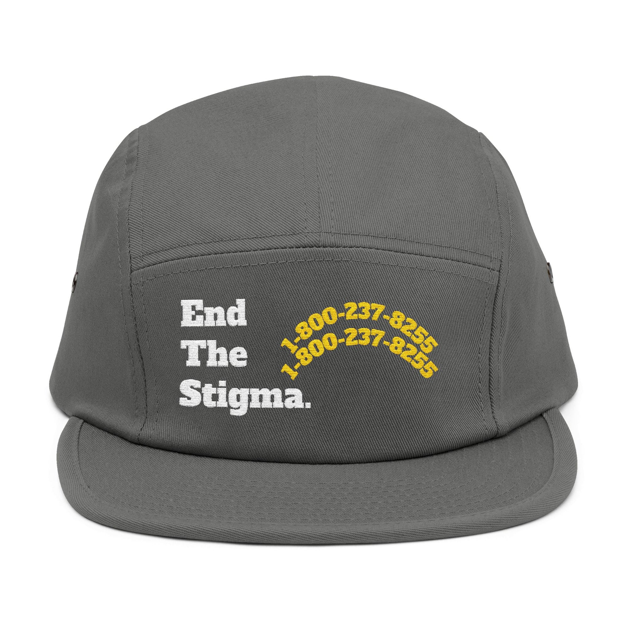 Embroidered 5 Panel Cap - End The Stigma