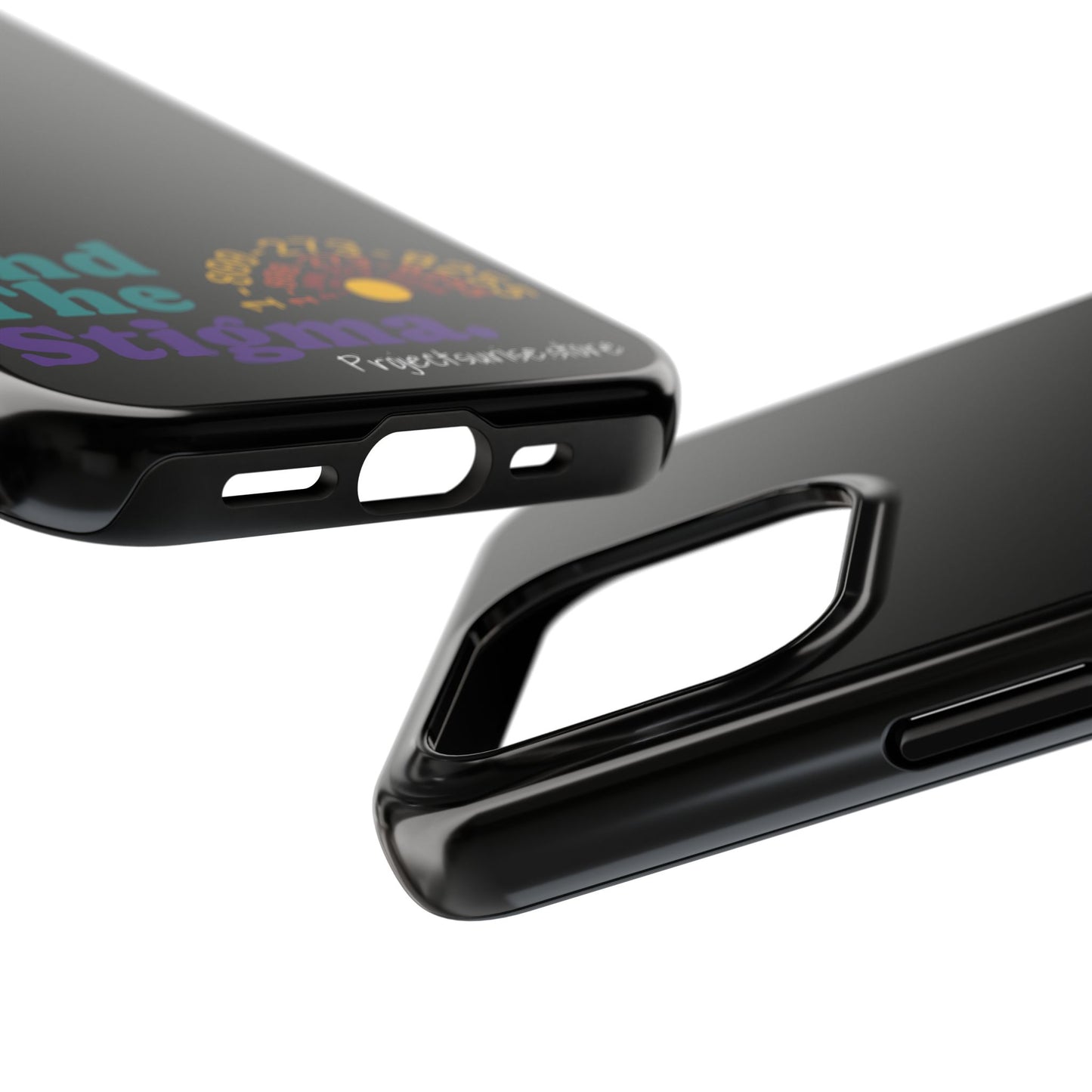 Bold Tough Phone Cases with 'End The Stigma' Design