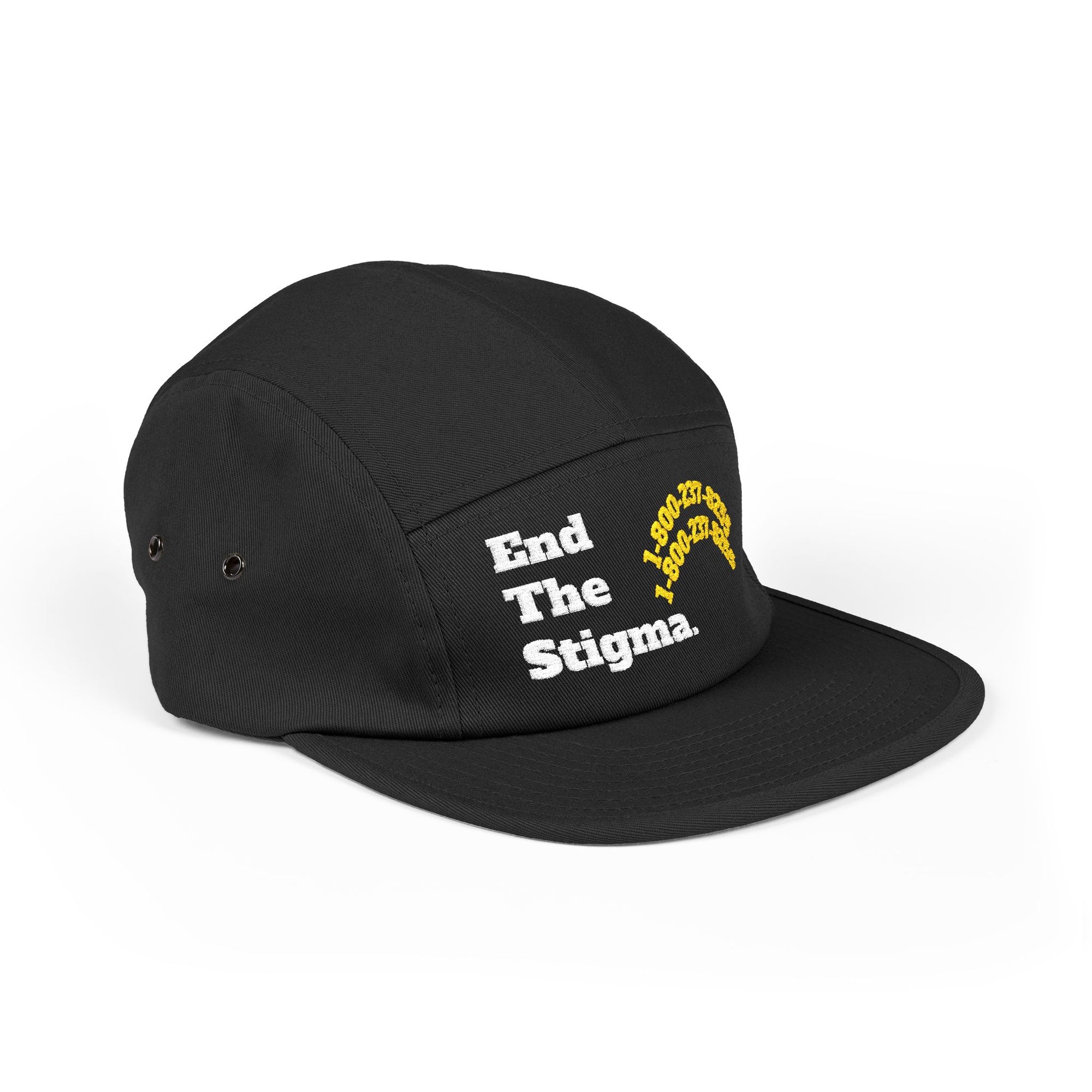 Embroidered 5 Panel Cap - End The Stigma