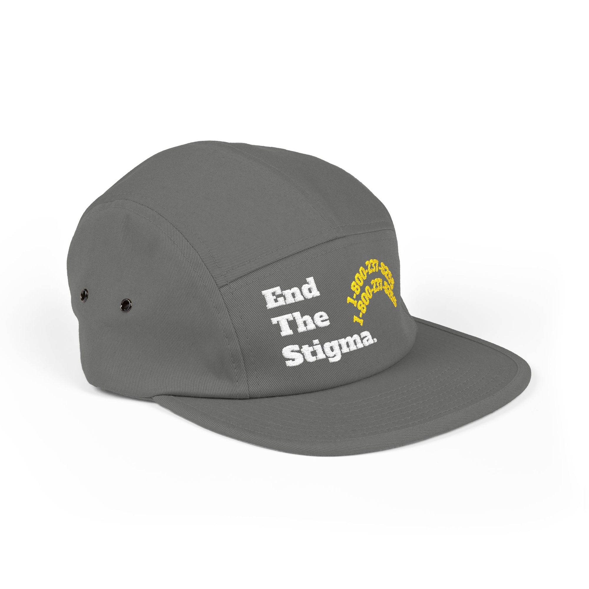 Embroidered 5 Panel Cap - End The Stigma