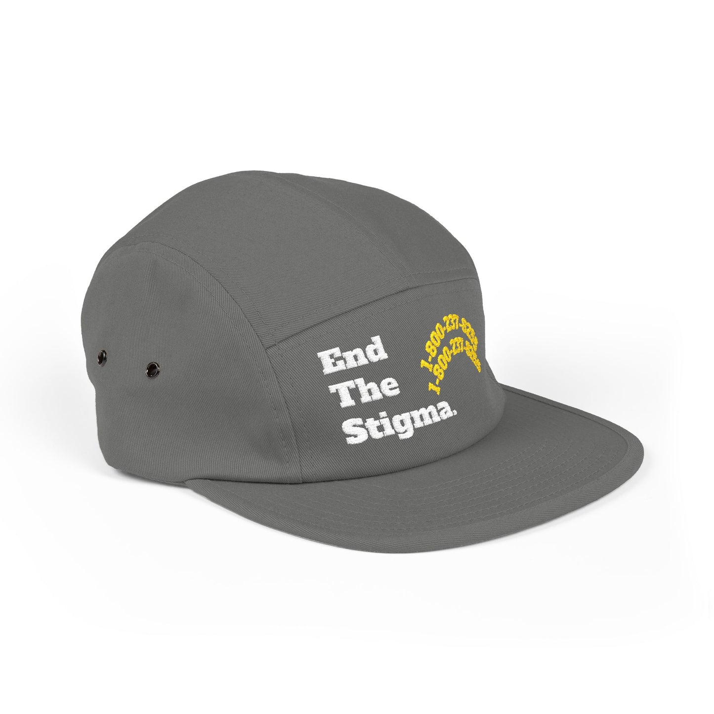 Embroidered 5 Panel Cap - End The Stigma