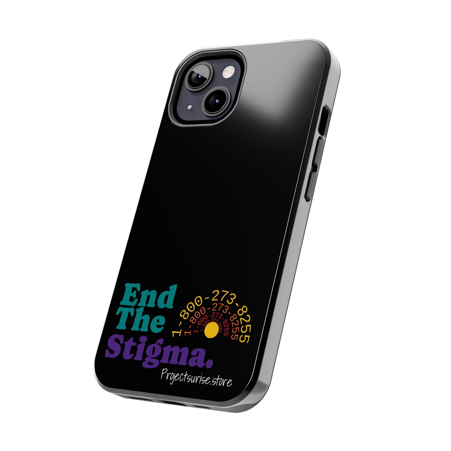 Bold Tough Phone Cases with 'End The Stigma' Design