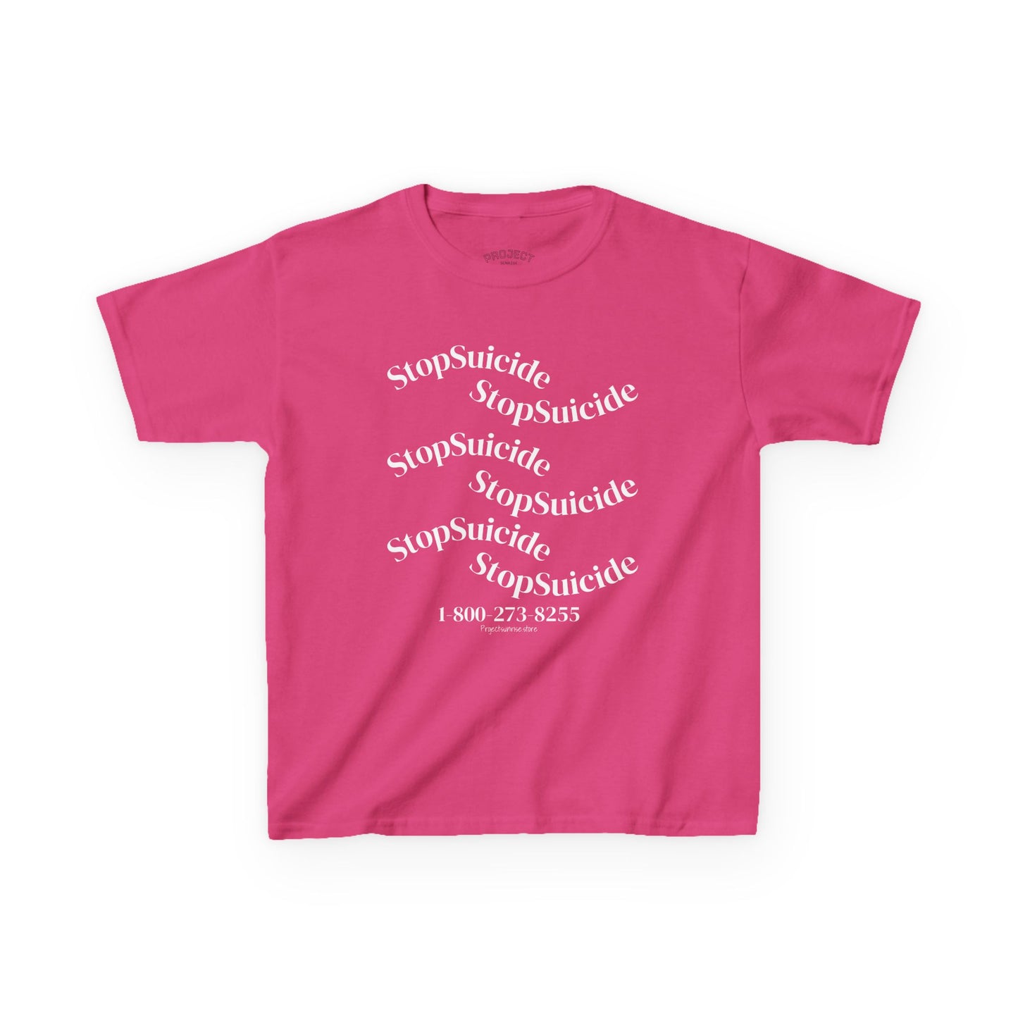 Kids Awareness T-Shirt - Stop Suicide & Hope