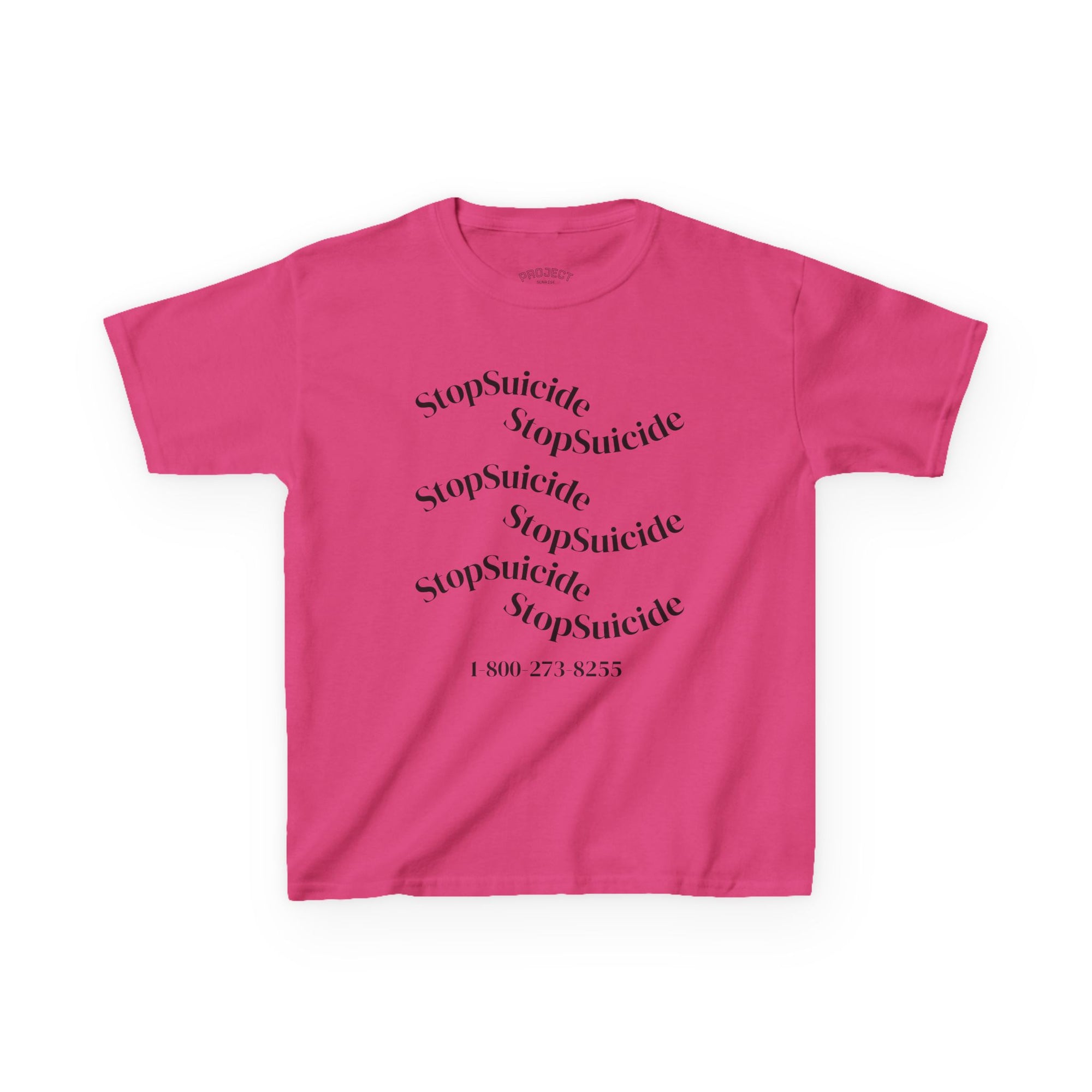 Kids Awareness T-Shirt - Stop Suicide & Hope, Encouraging, Mental Health, Support, Gift for Teens
