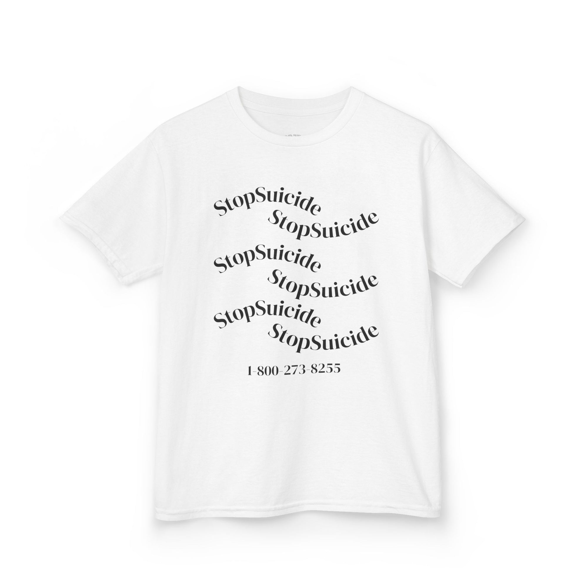 Kids Awareness T-Shirt - Stop Suicide & Hope, Encouraging, Mental Health, Support, Gift for Teens