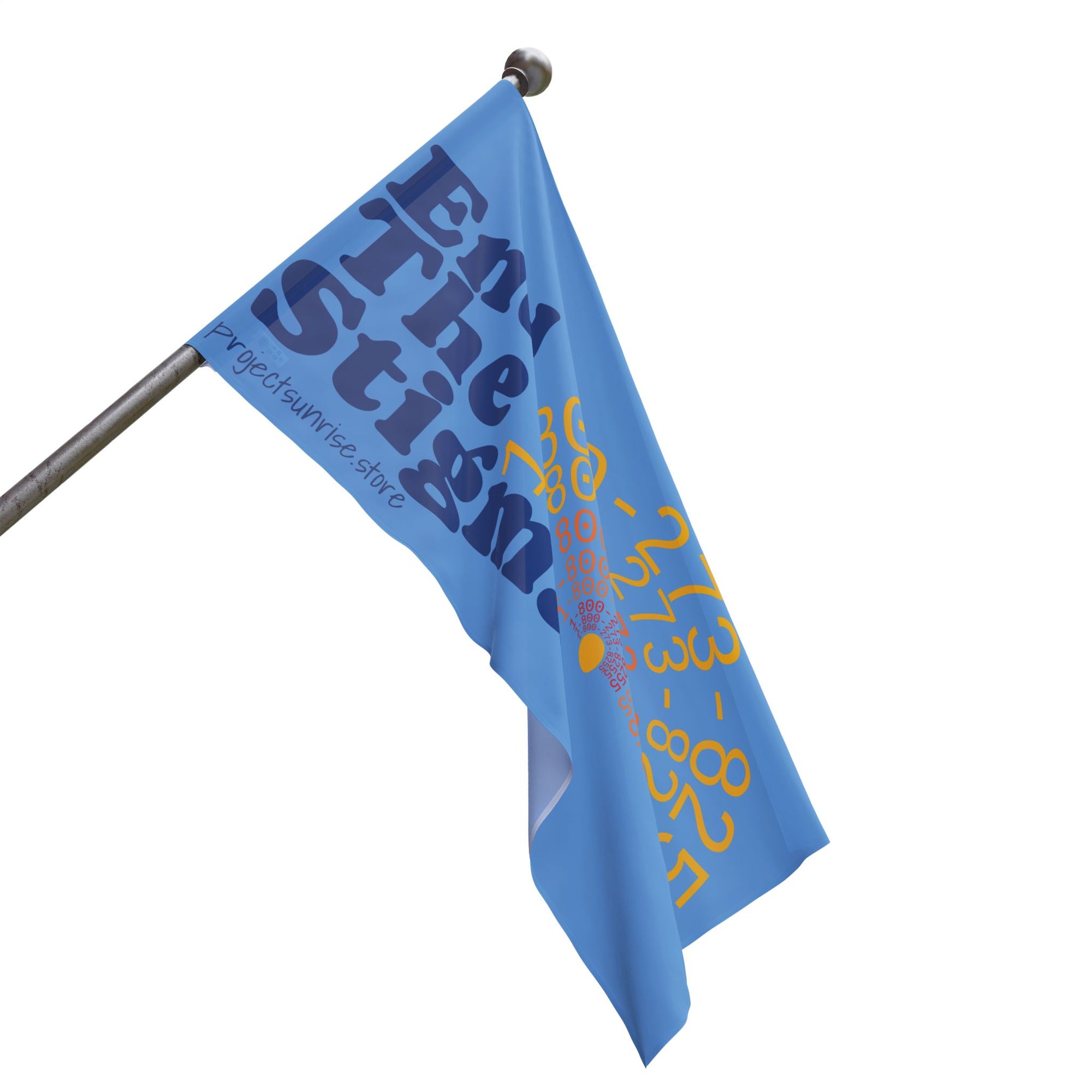 End the Stigma Flag - Empowerment Decor for Mental Health Awareness, Garden Flag, Wall Banner, LGBTQ+ Support, Awareness Campaign