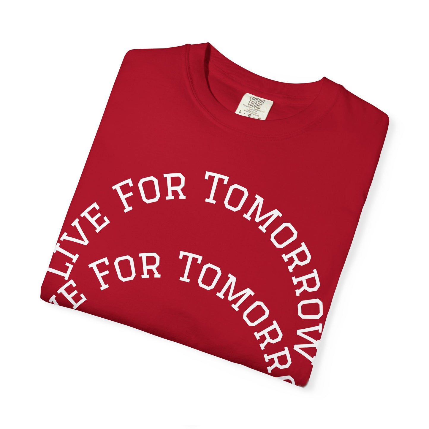 Unisex T-Shirt - "Live for Tomorrow" & "Please Stay" Graphic Design