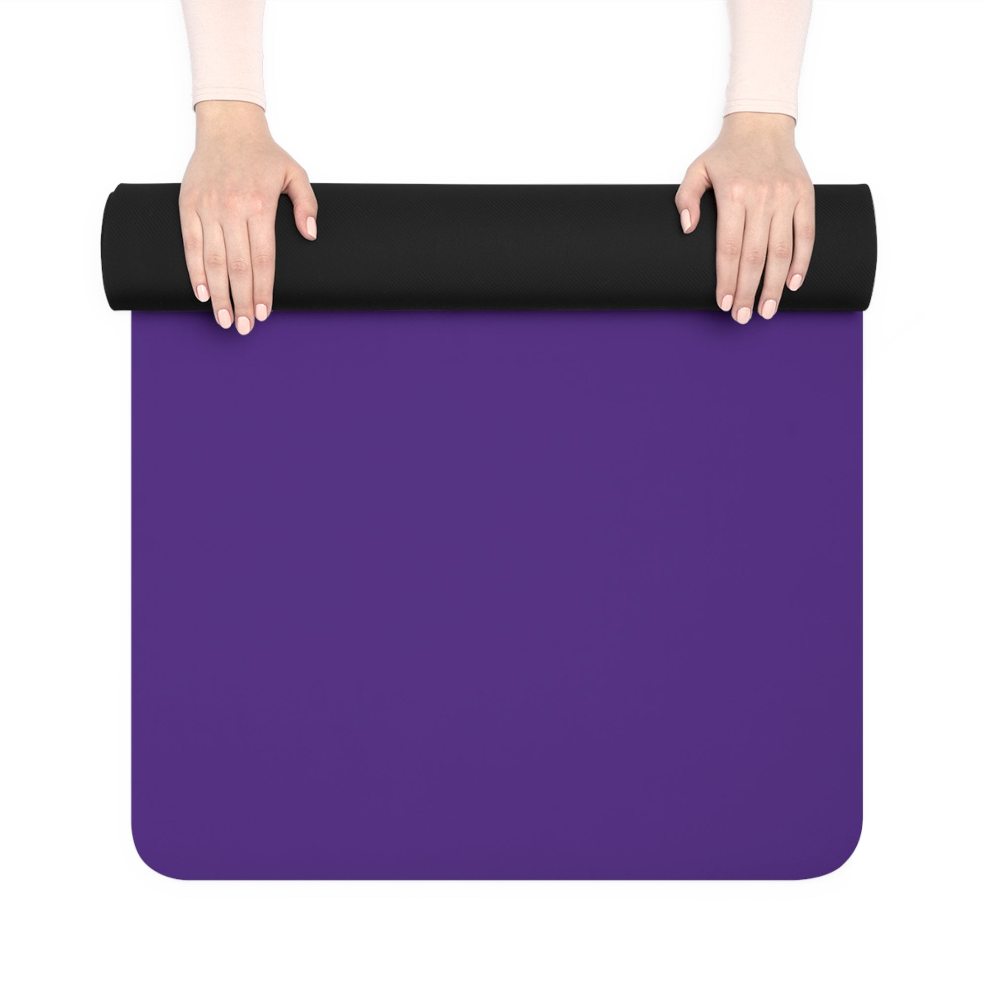 Mindful Rubber Yoga Mat, Wellness Gift, Meditation Accessory, Fitness Equipment, End The Stigma Design