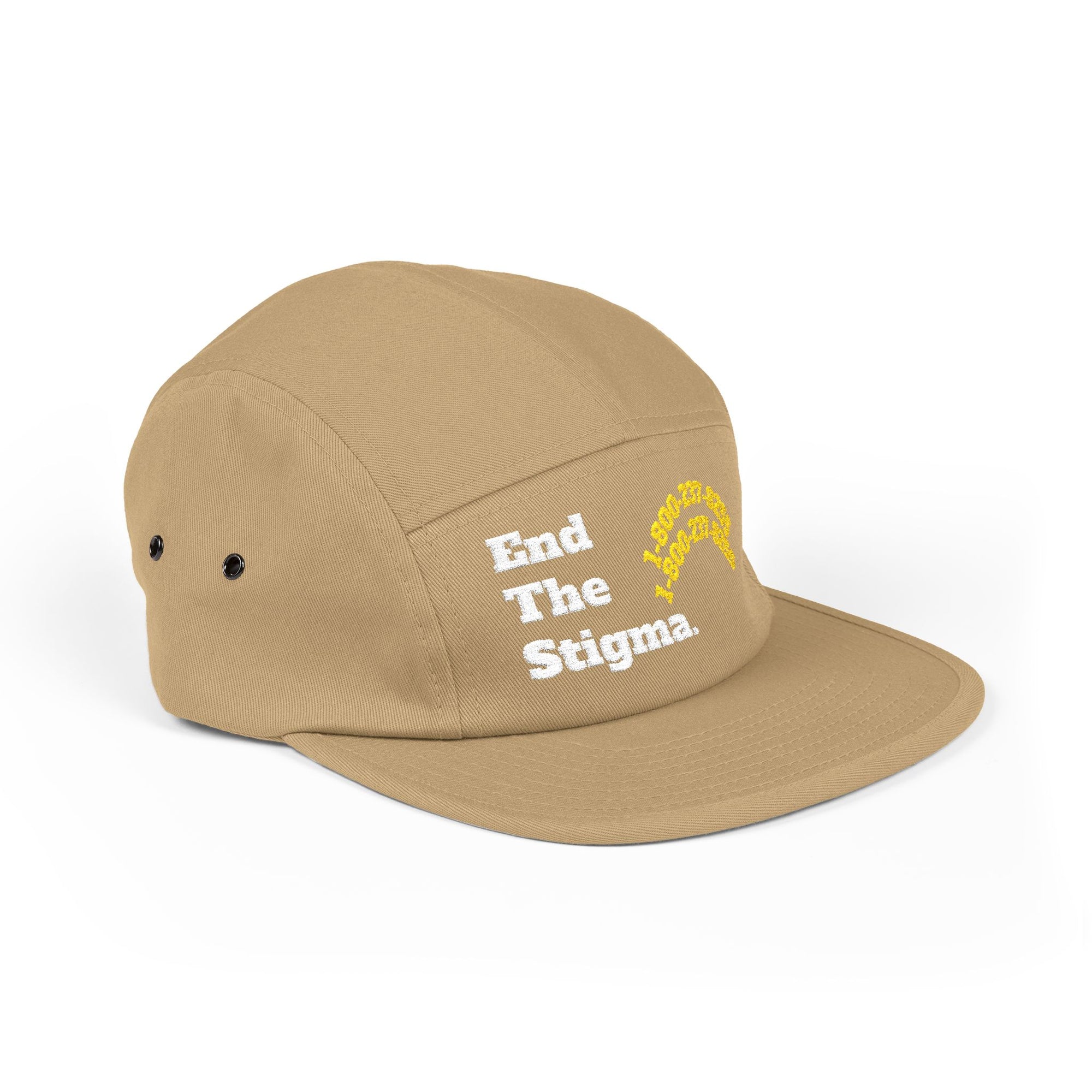 Embroidered 5 Panel Cap - End The Stigma