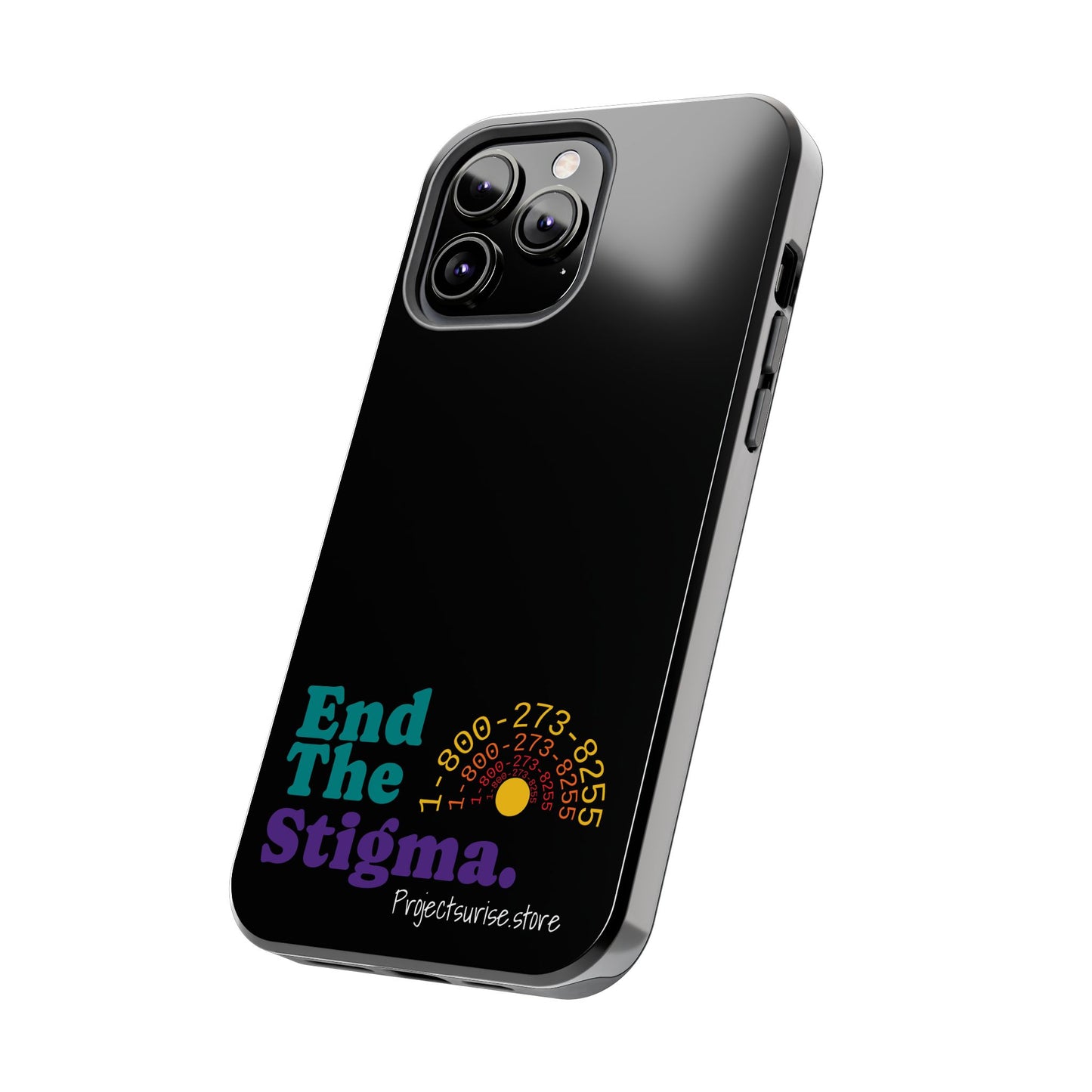 Bold Tough Phone Cases with 'End The Stigma' Design