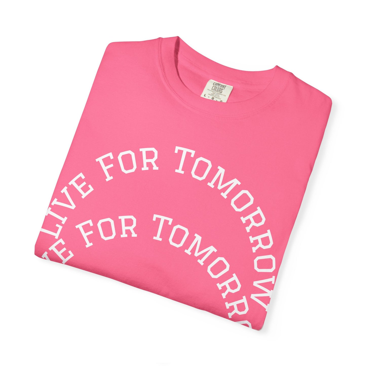 Unisex T-Shirt - "Live for Tomorrow" & "Please Stay" Graphic Design