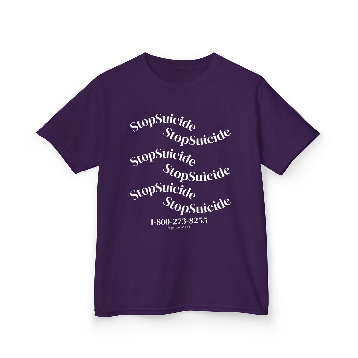 Kids Awareness T-Shirt - Stop Suicide & Hope