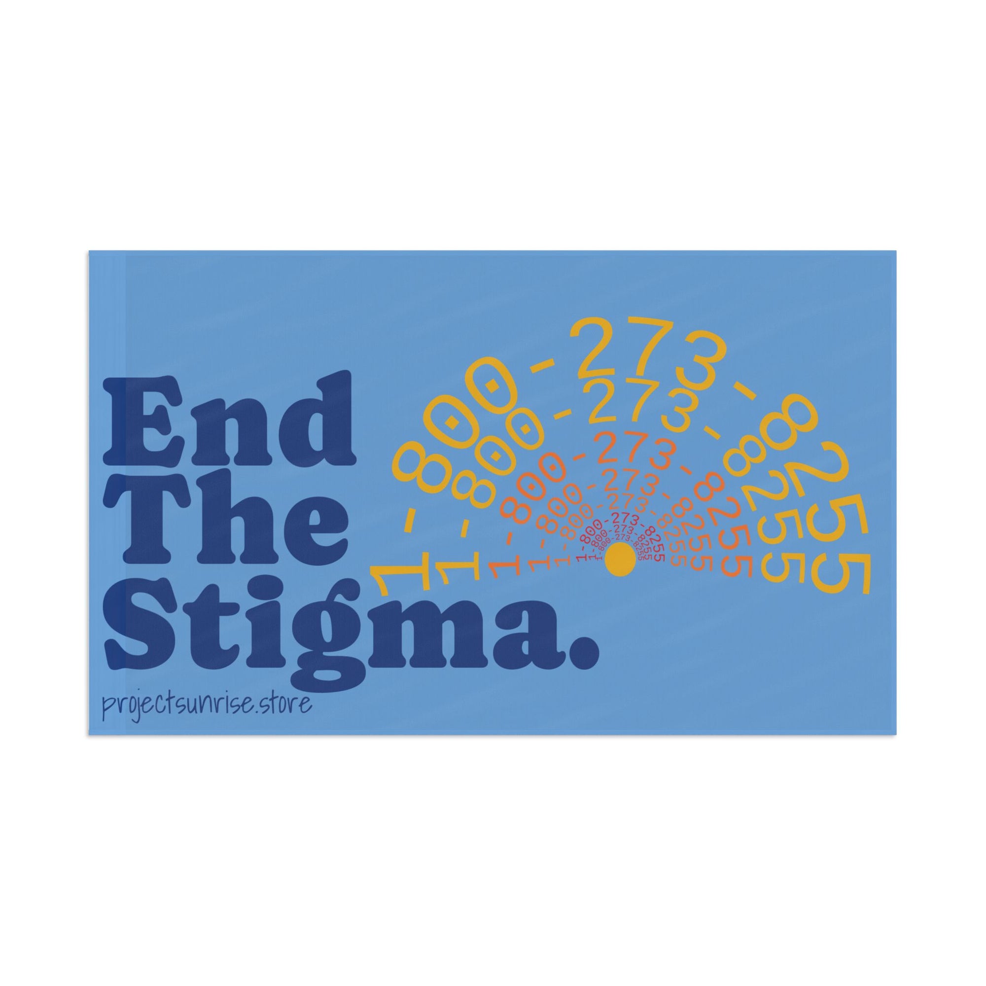 End the Stigma Flag - Empowerment Decor for Mental Health Awareness, Garden Flag, Wall Banner, LGBTQ+ Support, Awareness Campaign