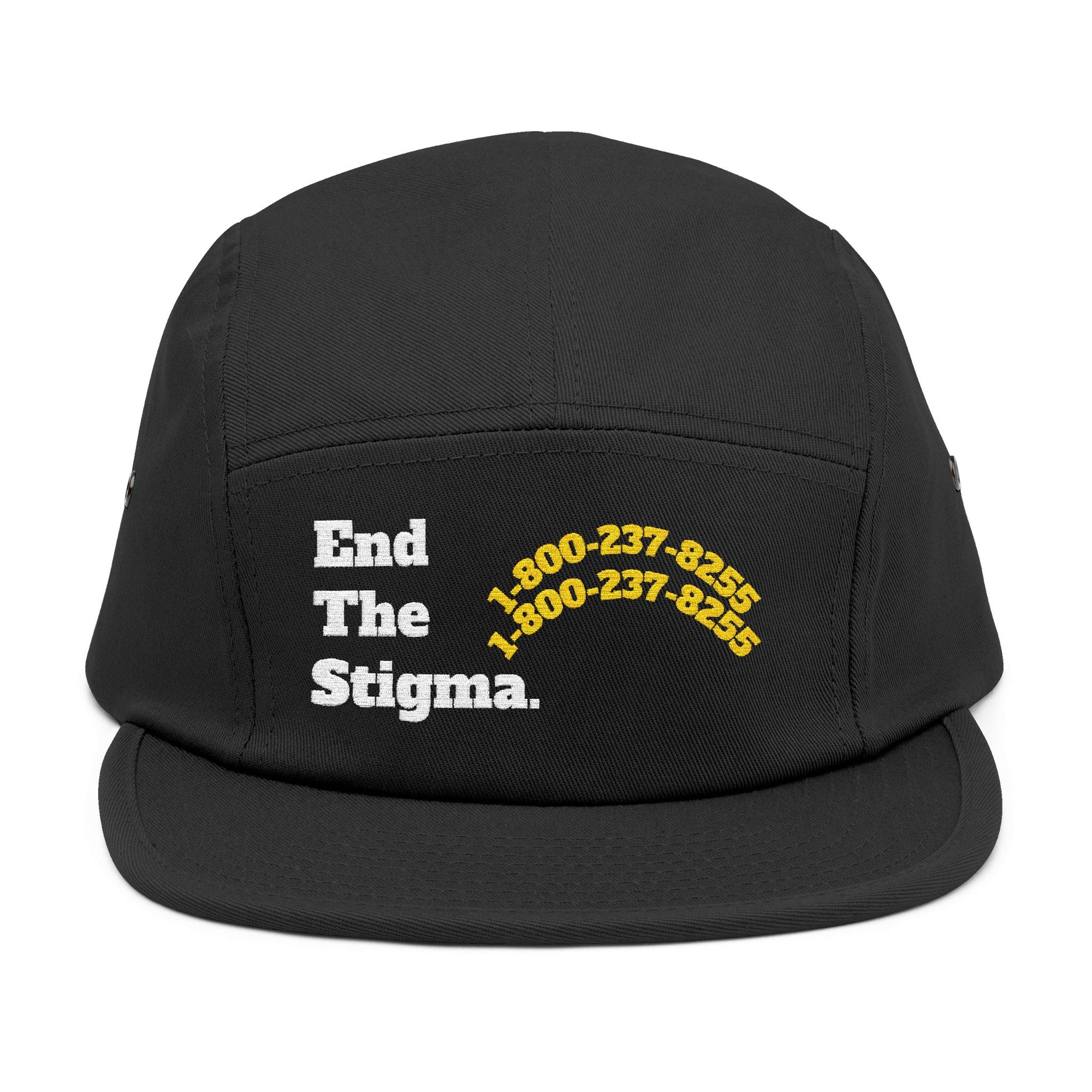 Embroidered 5 Panel Cap - End The Stigma