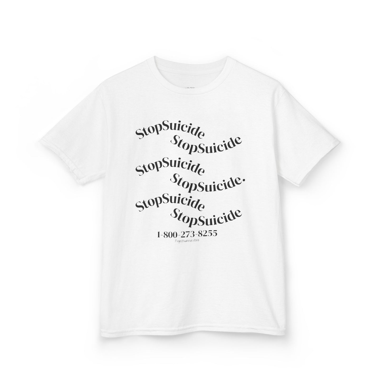Kids Awareness T-Shirt - Stop Suicide & Hope