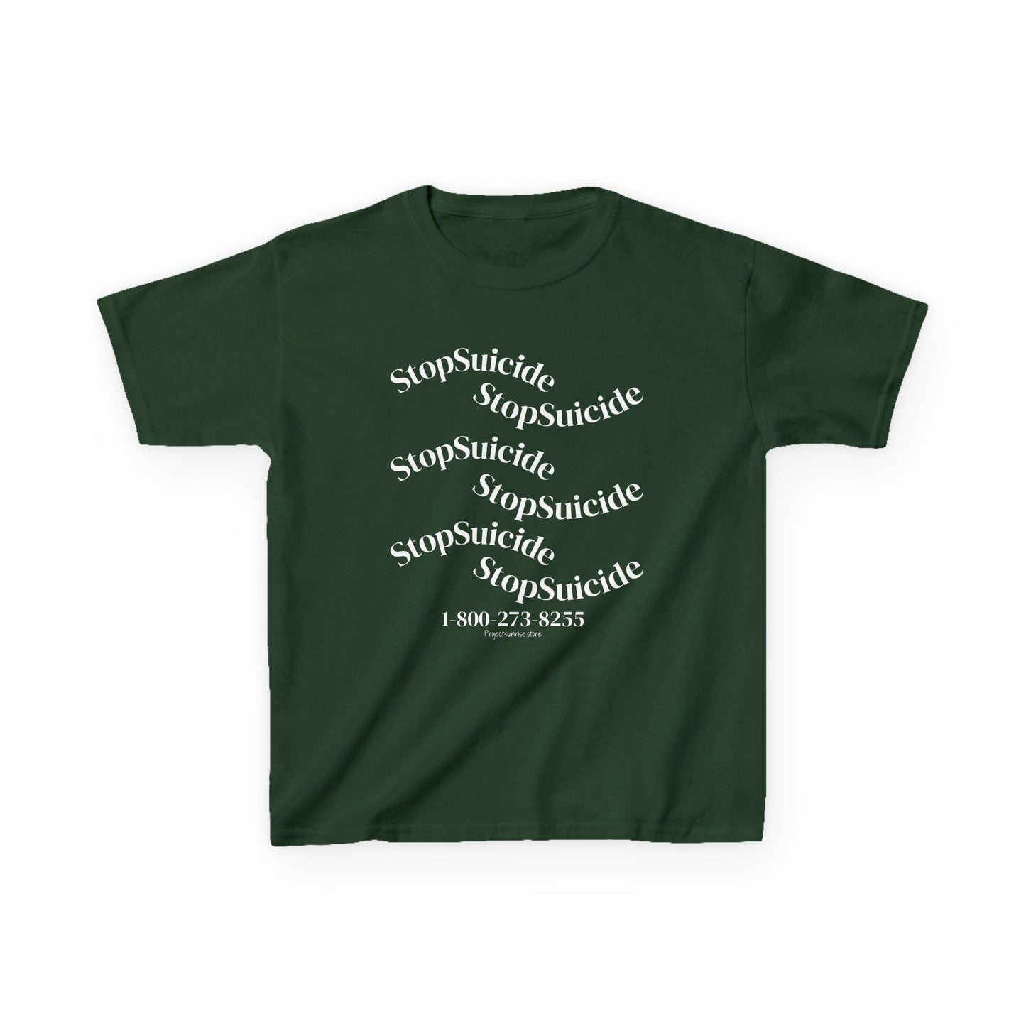 Kids Awareness T-Shirt - Stop Suicide & Hope