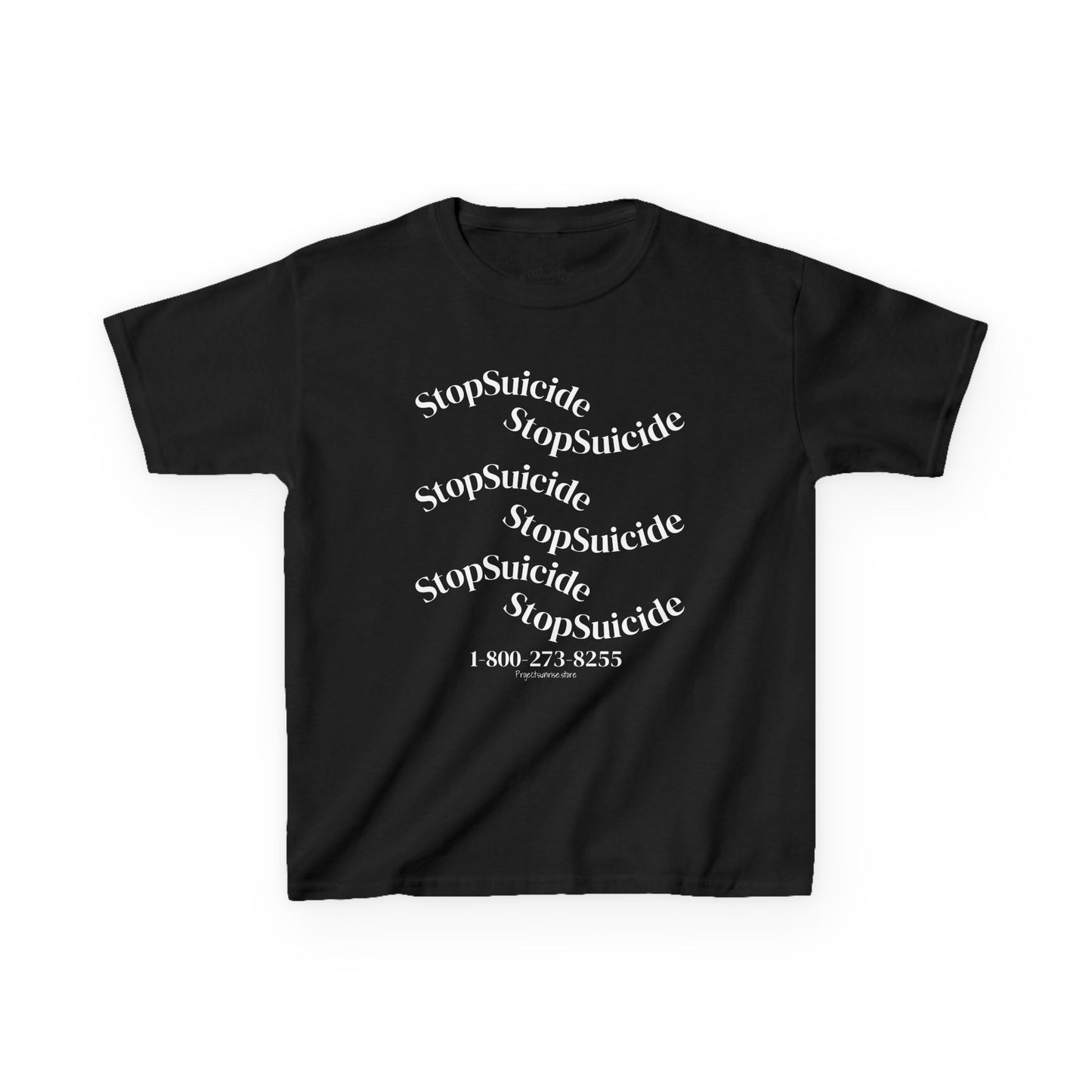 Kids Awareness T-Shirt - Stop Suicide & Hope