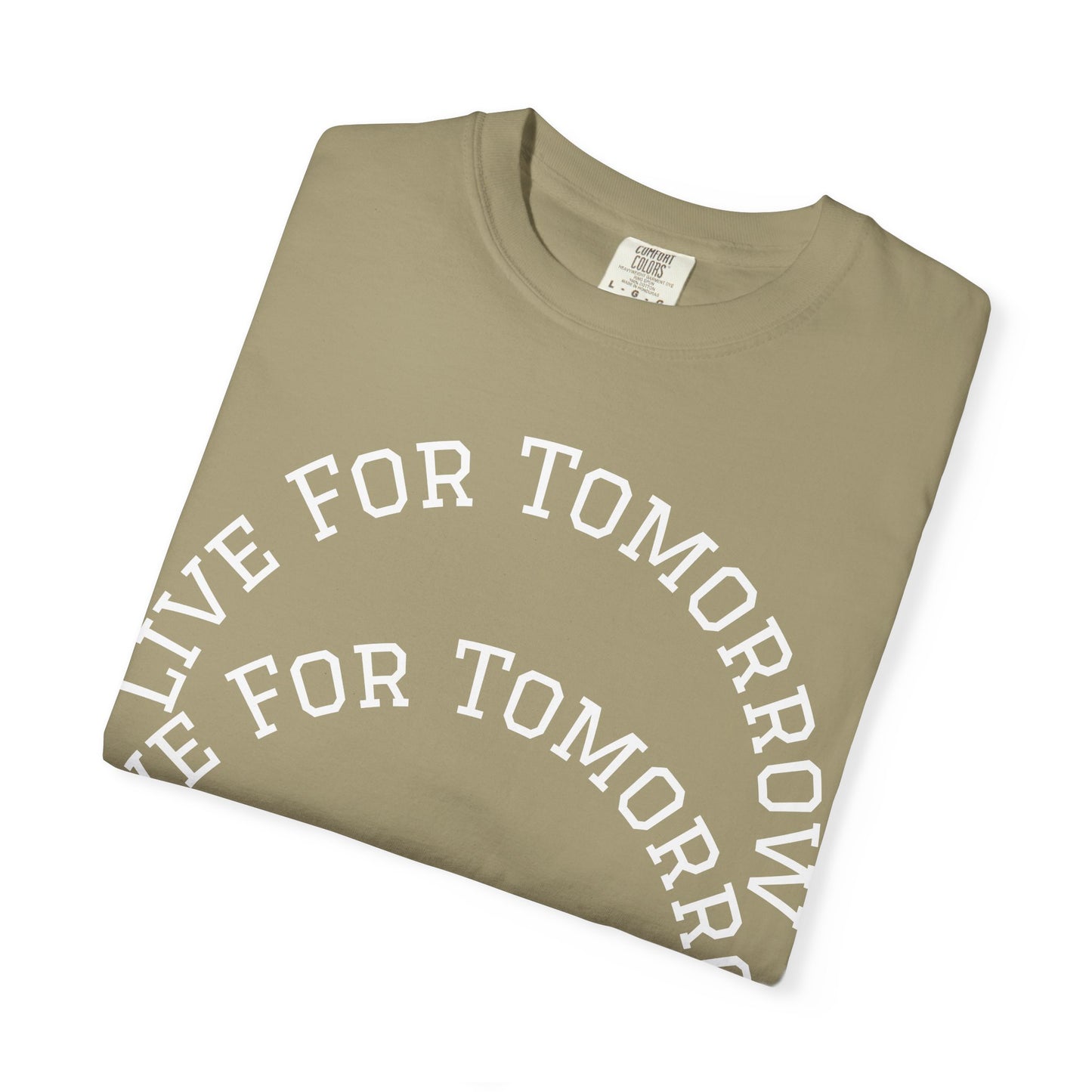 Unisex T-Shirt - "Live for Tomorrow" & "Please Stay" Graphic Design