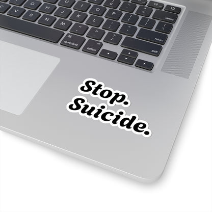Mental Health Awareness, Stop Suicide Message Stickers