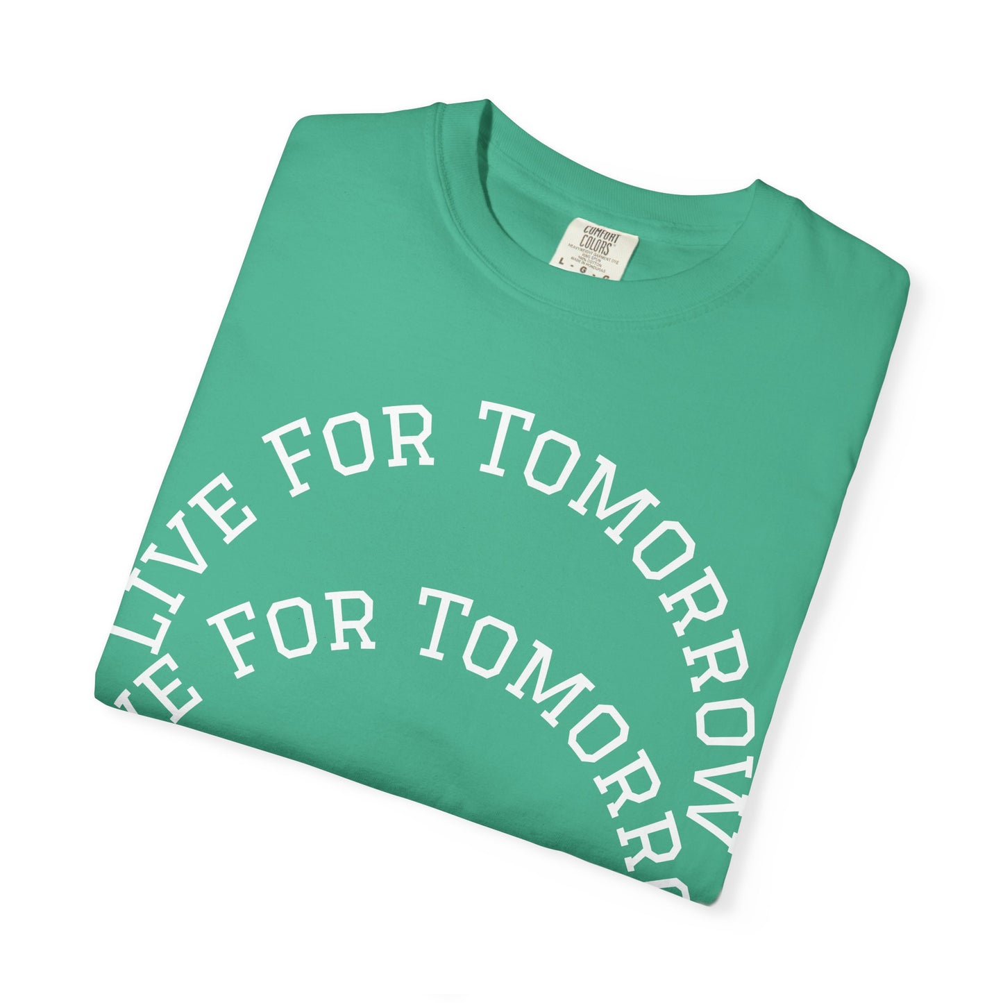 Unisex T-Shirt - "Live for Tomorrow" & "Please Stay" Graphic Design