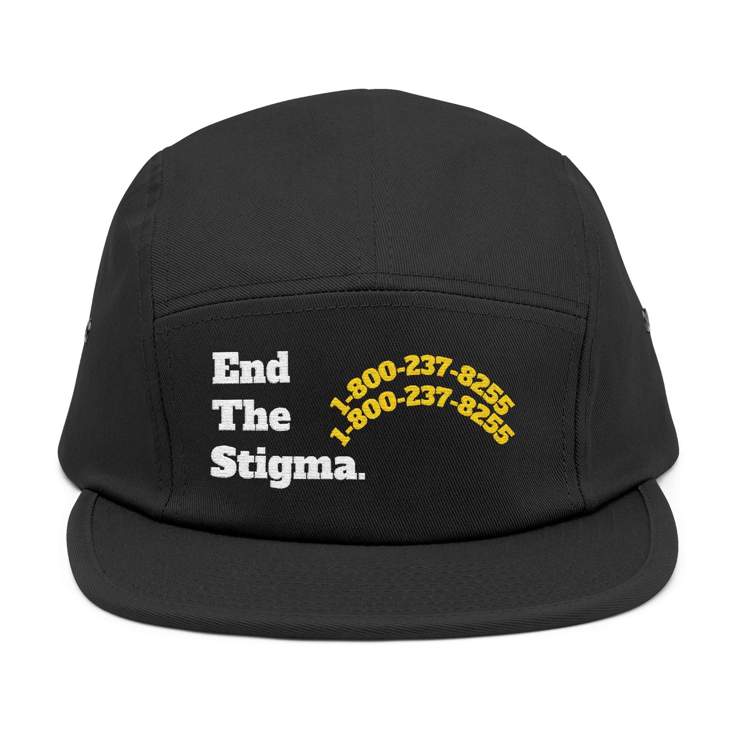Embroidered 5 Panel Cap - End The Stigma