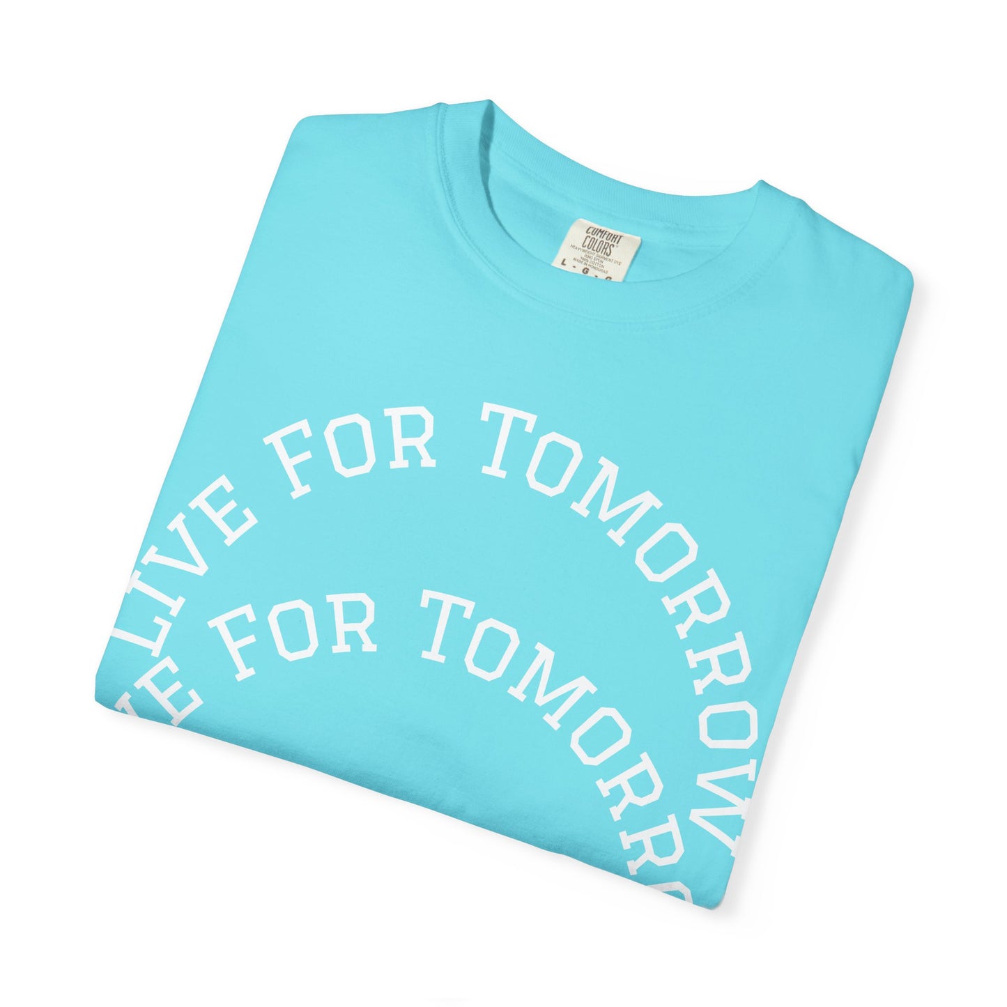 Unisex T-Shirt - "Live for Tomorrow" & "Please Stay" Graphic Design