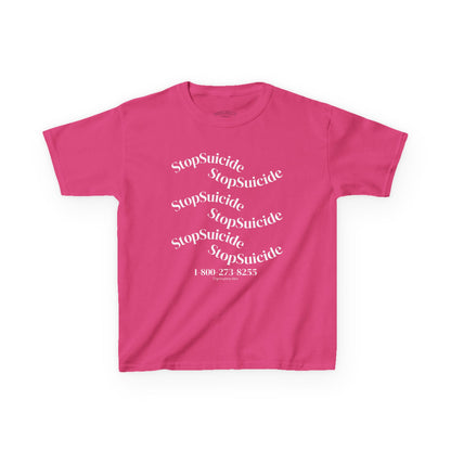 Kids Awareness T-Shirt - Stop Suicide & Hope