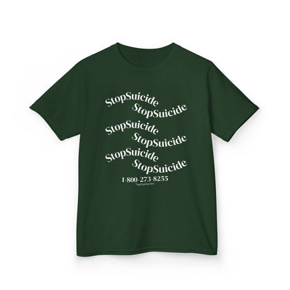 Kids Awareness T-Shirt - Stop Suicide & Hope