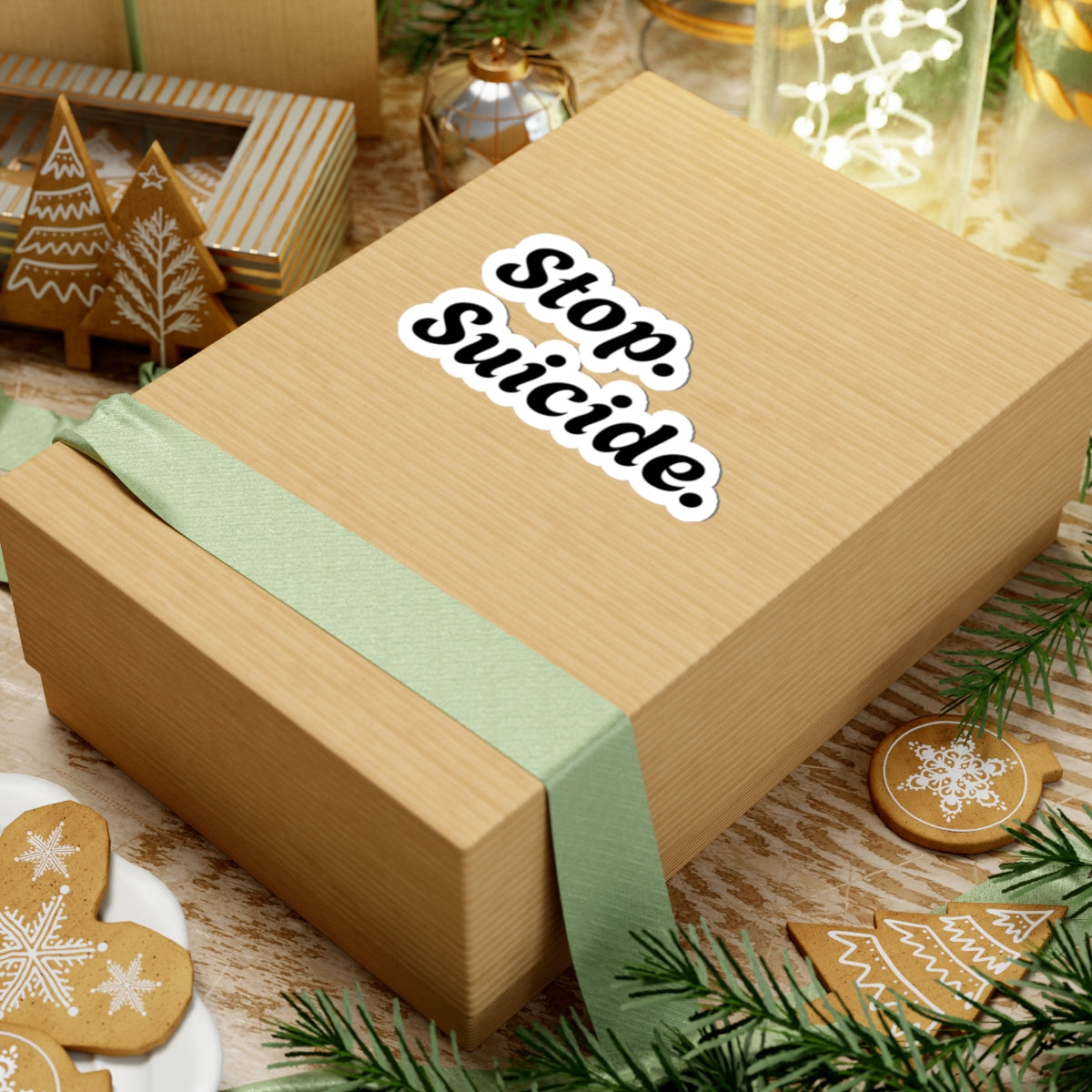 Mental Health Awareness, Stop Suicide Message Stickers