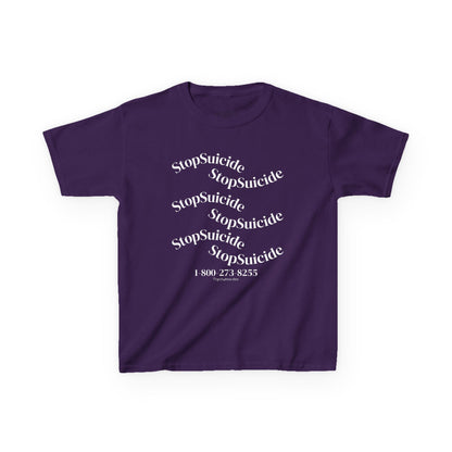 Kids Awareness T-Shirt - Stop Suicide & Hope