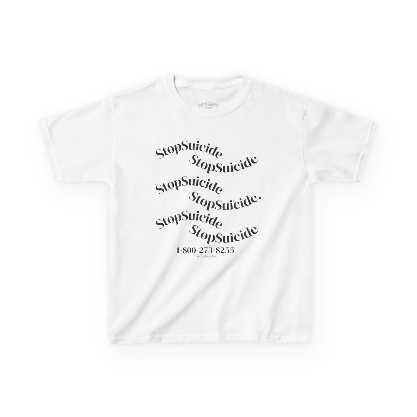 Kids Awareness T-Shirt - Stop Suicide & Hope