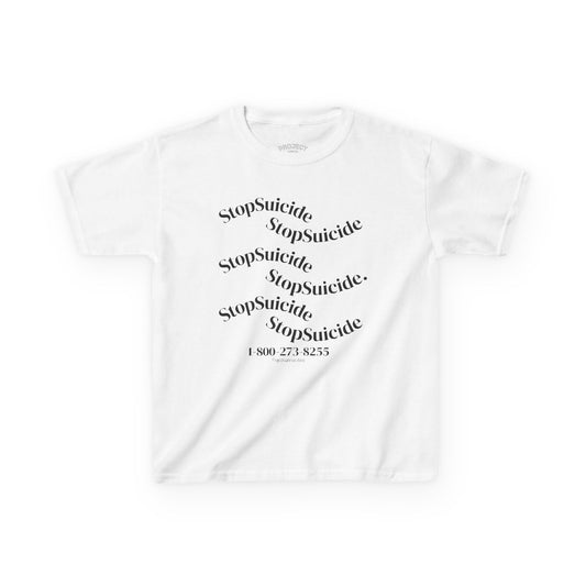 Kids Awareness T-Shirt - Stop Suicide & Hope