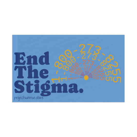 End the Stigma Flag - Empowerment Decor for Mental Health Awareness